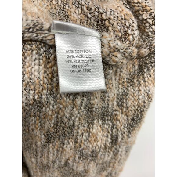 Christopher & Banks Womens Beige Button Front Sleeveless Cardigan Sweater Sz S - Picture 5 of 7